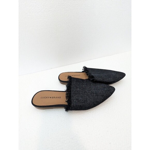 Lucky Brand Bapsee Black Slip On Loafers Women's Size 8.5 - Picture 2 of 8